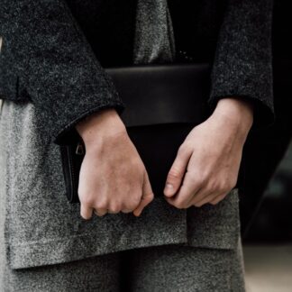 Girdwood Boiled Wool Structured Handbag