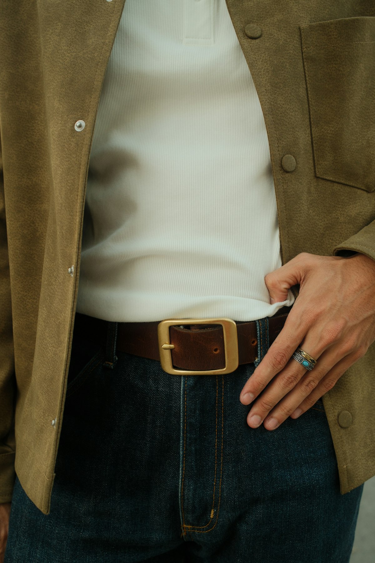 Matanuska Bridle Leather Belt